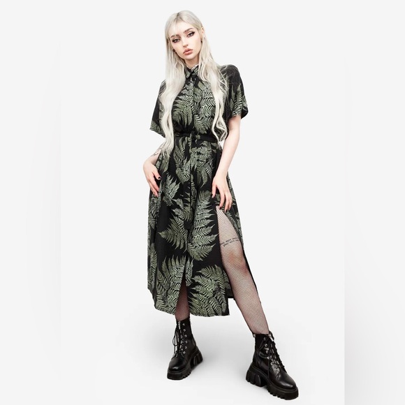 DISTURBIA Midi Shirt Dress/ US 14 usually sells out fast - Picture 1 of 4